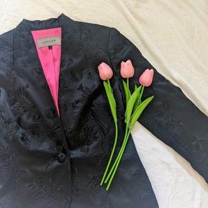 Jaeger Womens Pink and Black Suit
